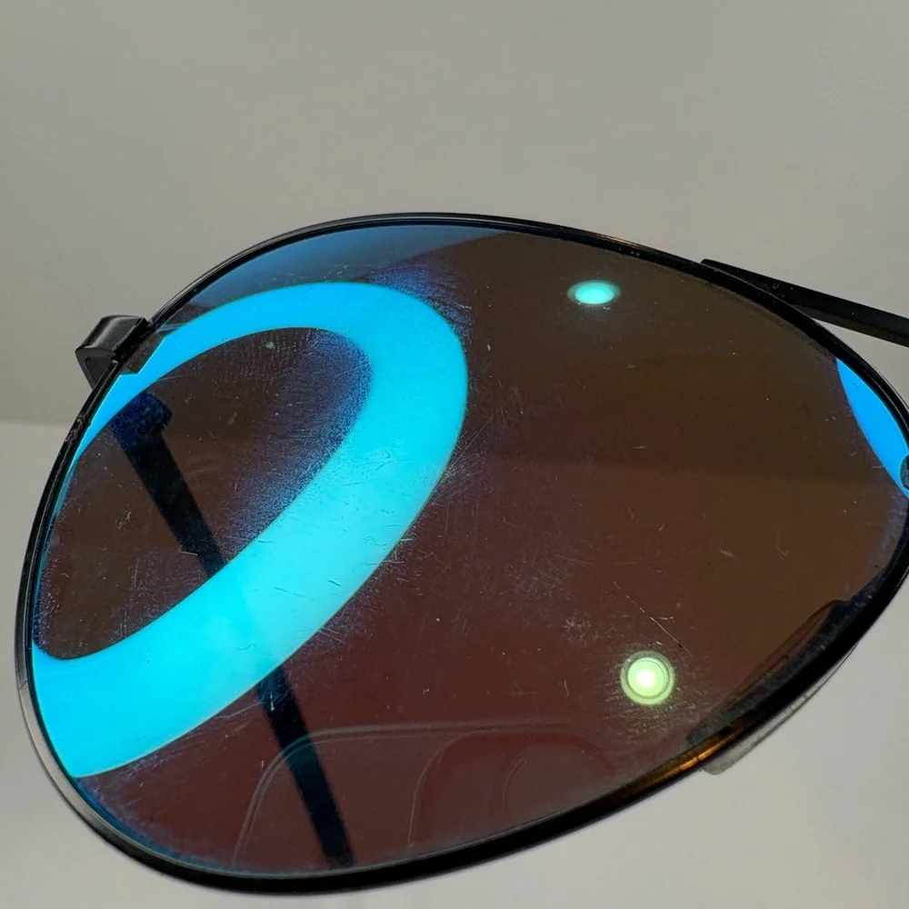 TIFOSI SUNGLASSES AVIATOR BLUE REFLECTIVE MENS SUNGLASSES - Picture 6 of 10